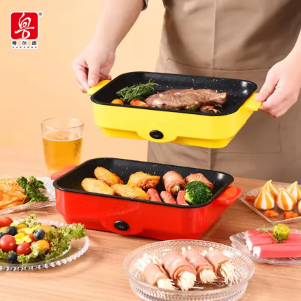 Non-Stick Electric Pan for Fast Cooking – Perfect for Home & Bachelor Kitchen