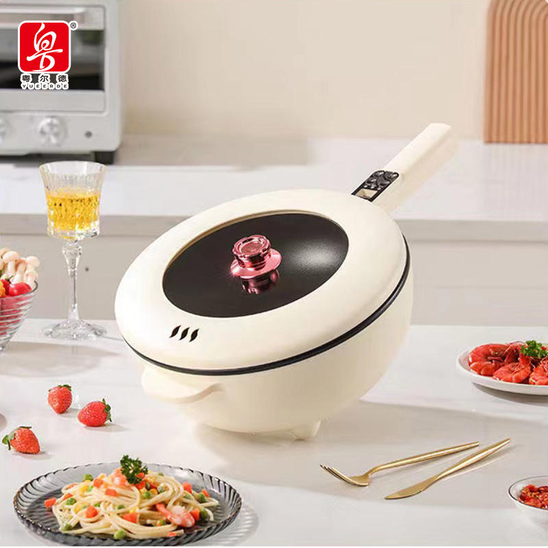 Large Capacity 4L Multifunction Electric Non-Stick Frying Pan, Electric Pot for Pasta, Steak, BPA Free, Cooker with Dual Power Control, Over-Heating & Boil Dry - Image 6